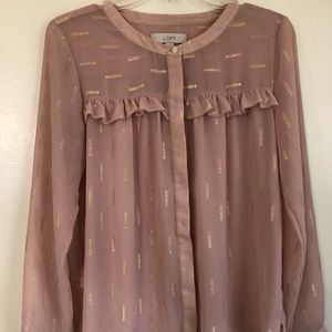 Ann Taylor loft blouse size small